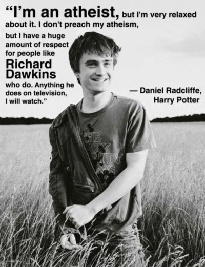 Daniel Radcliffe quote on atheism